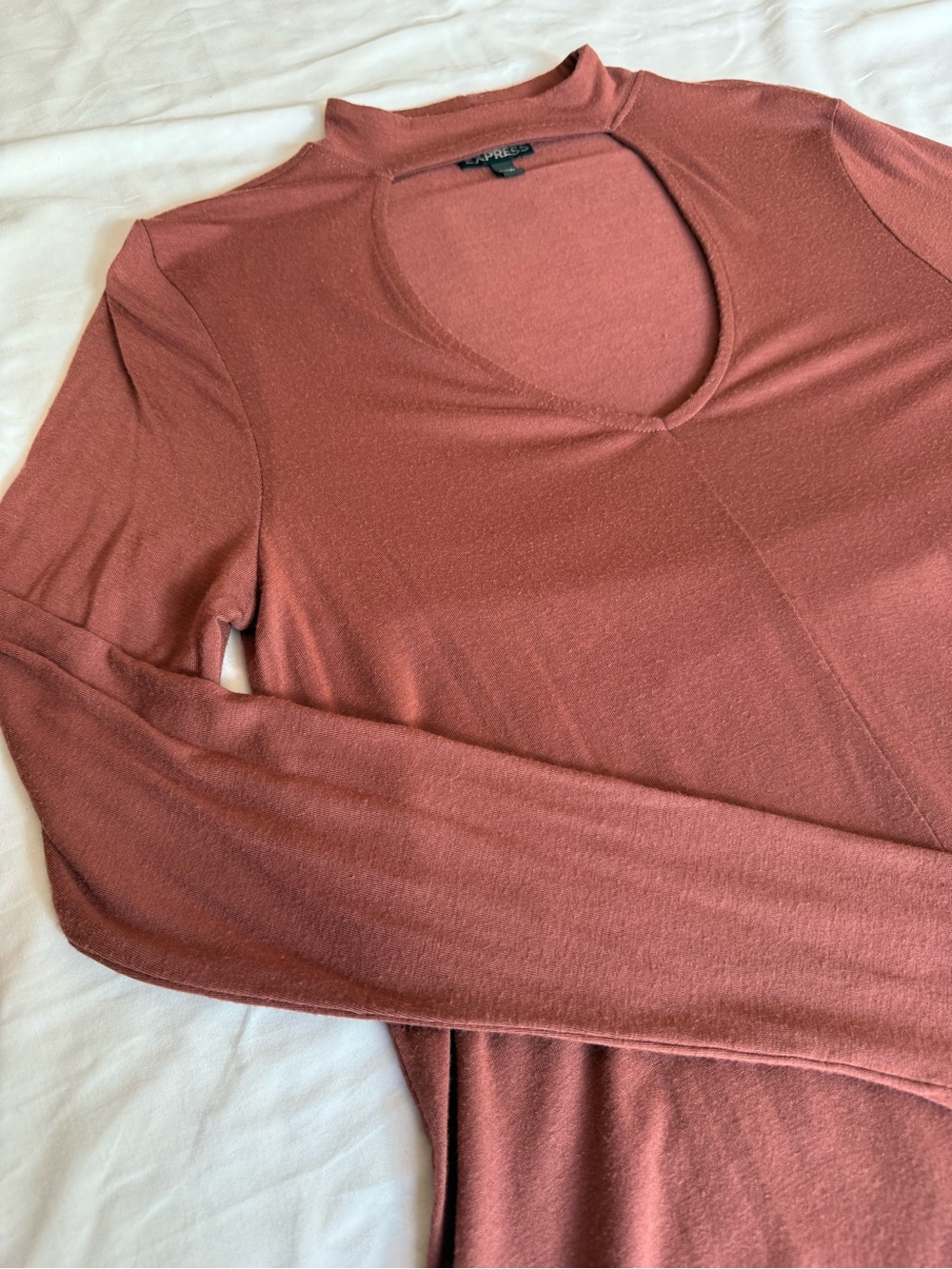 Express Keyhole Long Sleeve Top /woman’s medium